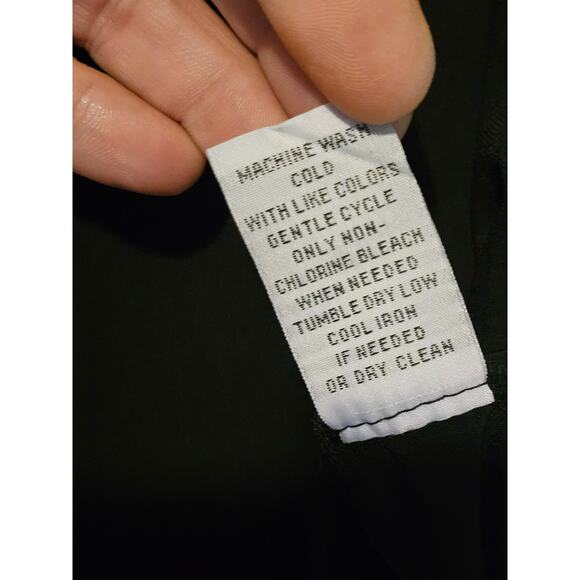 Grace Half Sleeve Liquid Knit Black Top Womens Large Professional Neutral - Picture 3 of 6